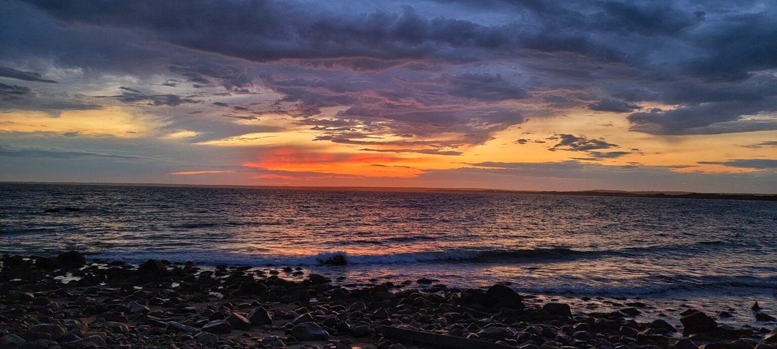 Sunset Serenity: Gooseberry Island In Westport, Massachusetts - Sawdy Pond